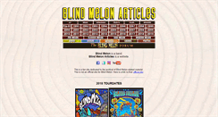 Desktop Screenshot of blindmelonarticles.com